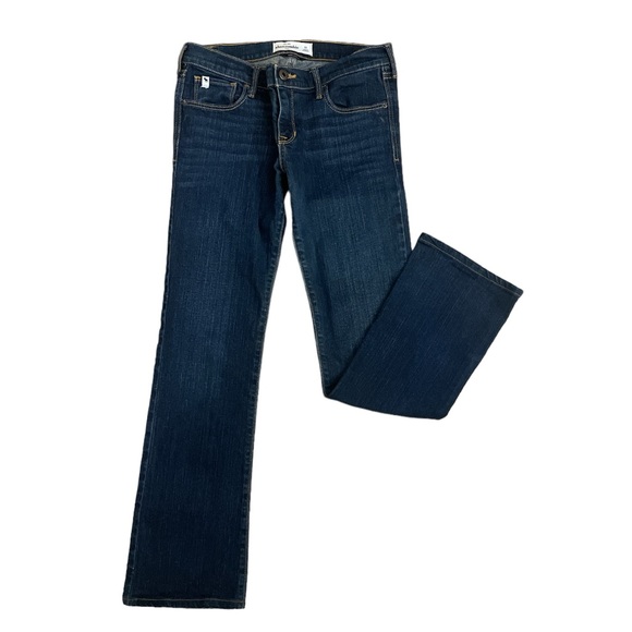 Kids Abercrombie Sz:16 Cute Stretch Blue Jeans - Picture 2 of 7